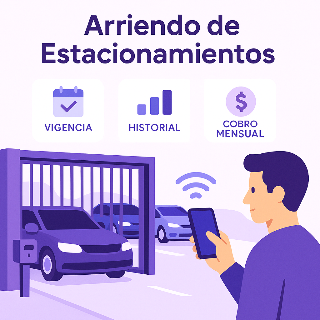 Control para estacionamientos arrendados